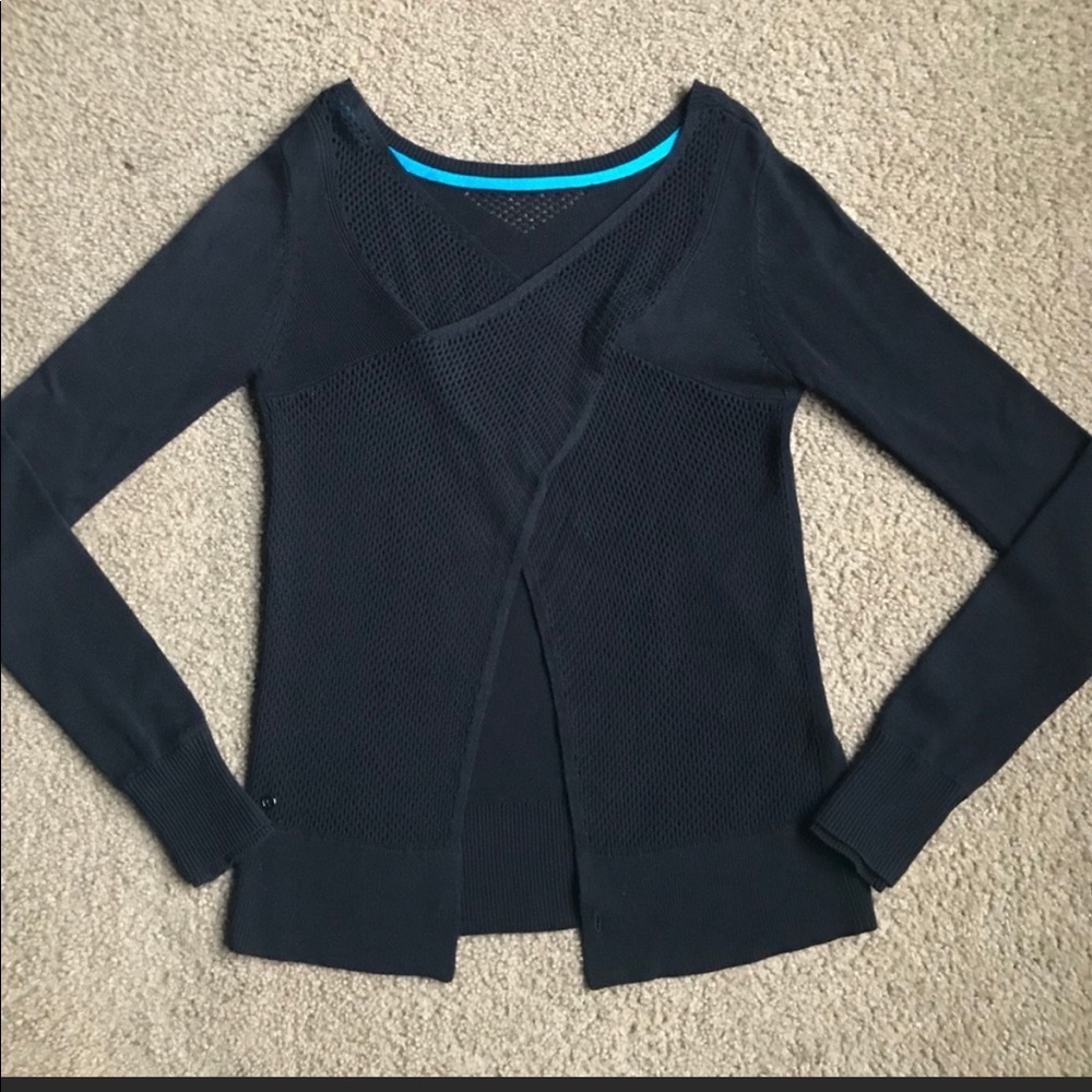 Lululemon sunset savasana pullover ll size 4 black
